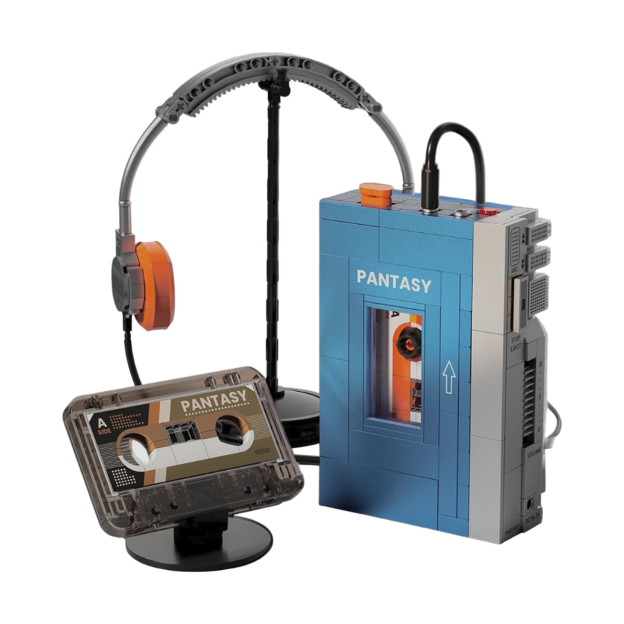 Retro Collection - Cassette Player Construction Set (569 Pieces)