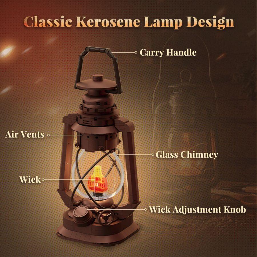 Retro Collection - Kerosene Lamp Construction Set (379 Pieces)