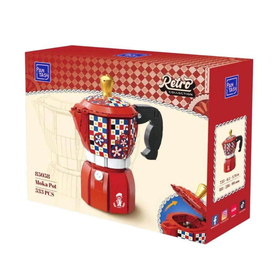 Retro Collection - Moka Pot Construction Set (533 Pieces)