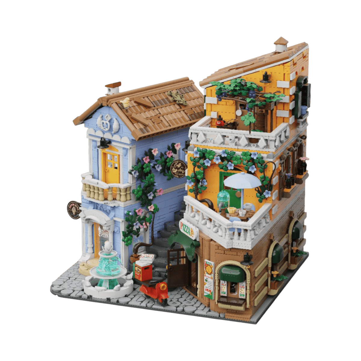 Retro Series - Italian Street Corner Construction Set (2892 Pieces)