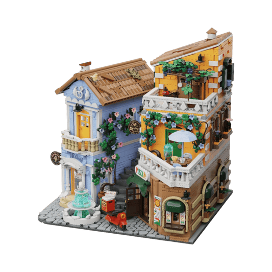 Retro Series - Italian Street Corner Construction Set (2892 Pieces)