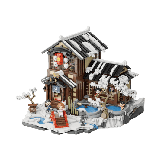 Retro Series - Japanese Onsen Construction Set (2847 Pieces)