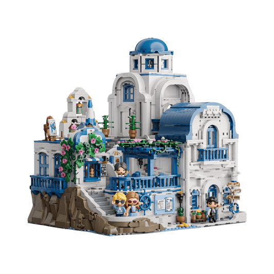 Retro Series - Aegean Villa Construction Set (2634 Pieces)