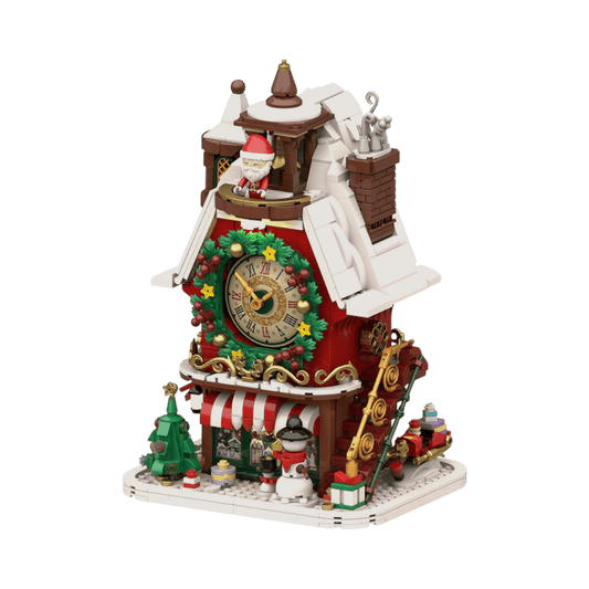 Retro Series - Christmas Magic Clock Construction Set (1269 Pieces)