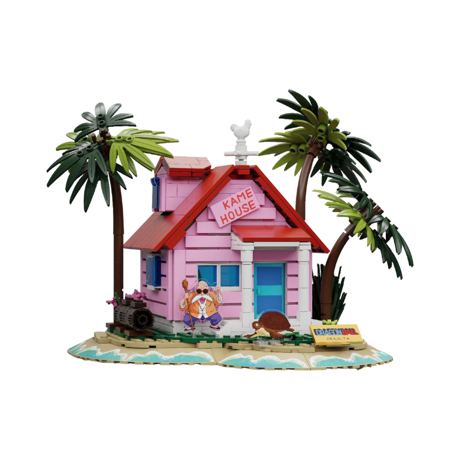 Dragon Ball - Kame House Construction Set with Acrylic Figures (660 Pieces)