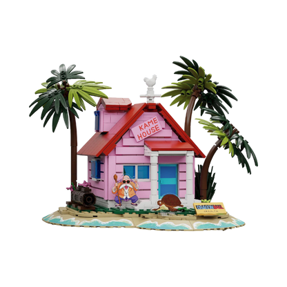 Dragon Ball - Kame House Construction Set with Acrylic Figures (660 Pieces)