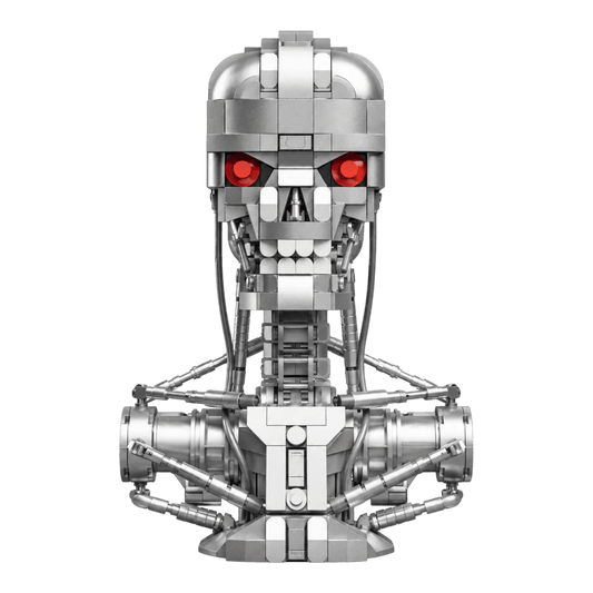 The Terminator - T-800 Bust Construction Brick Set (858 Pieces)