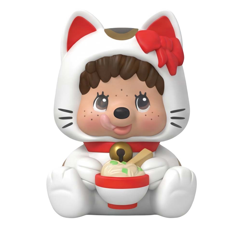 Rokimoto Monchhichi Lucky Cat Mystery Collectible