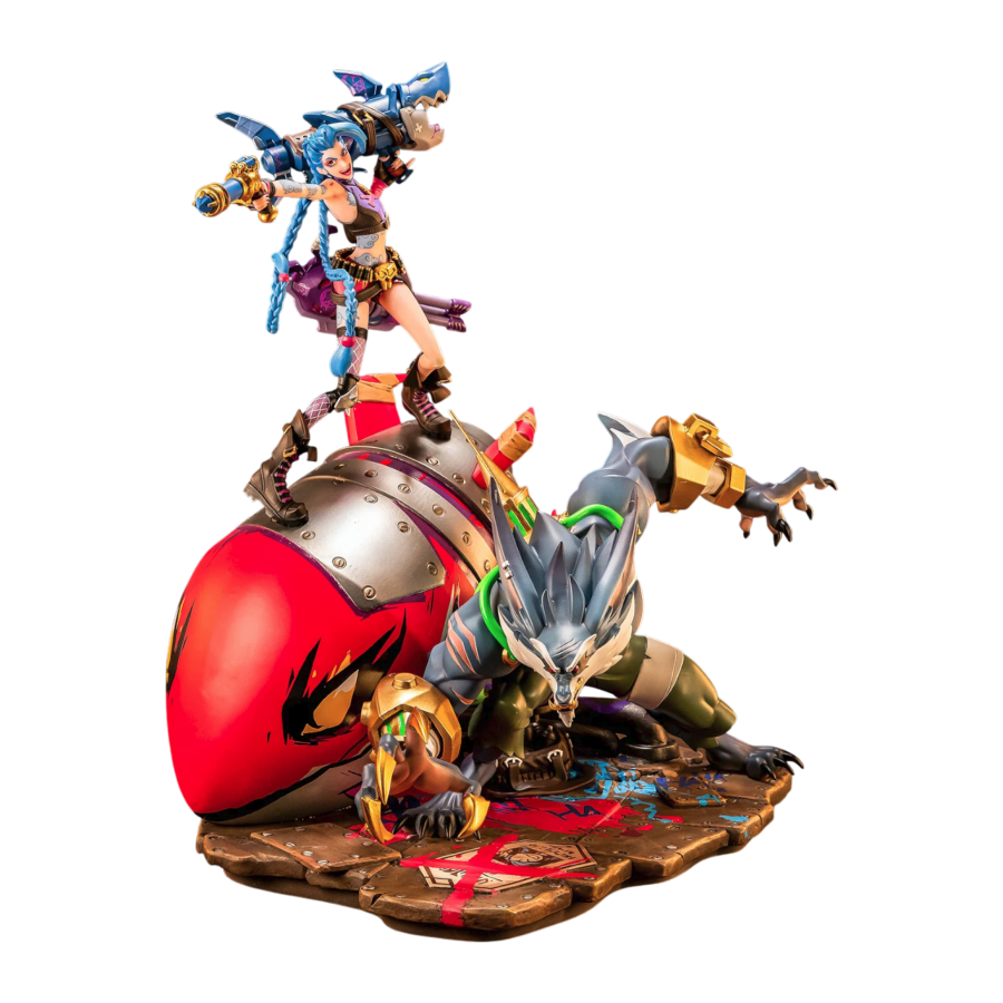 2XKO - Jinx & Warwick 1:10 Scale Diorama
