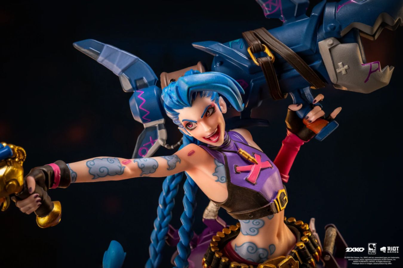 2XKO - Jinx & Warwick 1:10 Scale Diorama