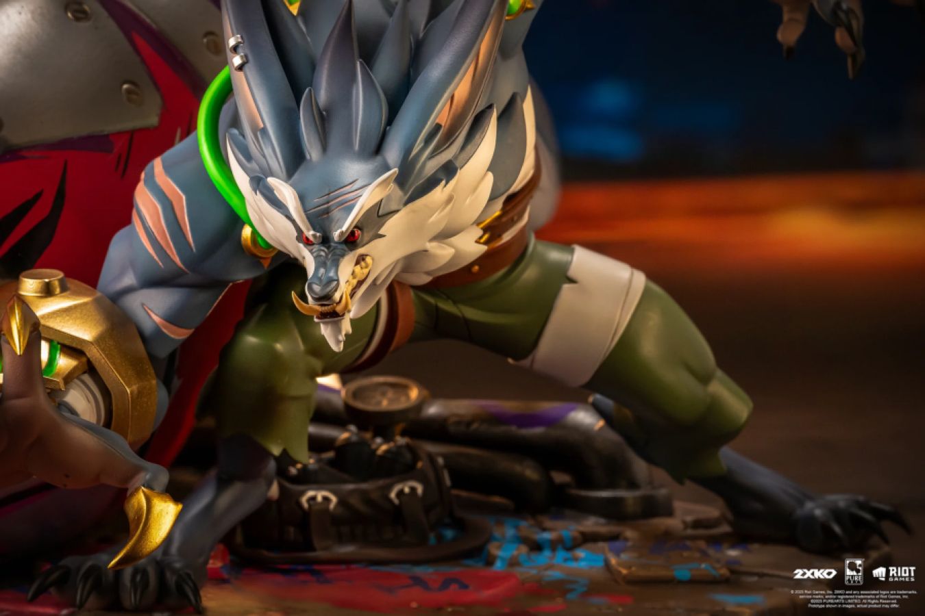 2XKO - Jinx & Warwick 1:10 Scale Diorama