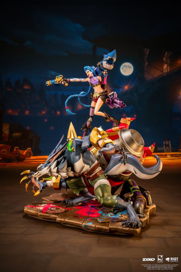 2XKO - Jinx & Warwick 1:10 Scale Diorama