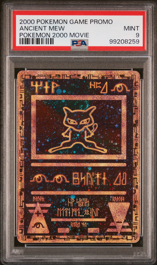 2000 Pokemon Game Movie Ancient Mew Pokemon 2000 Movie - PSA 9