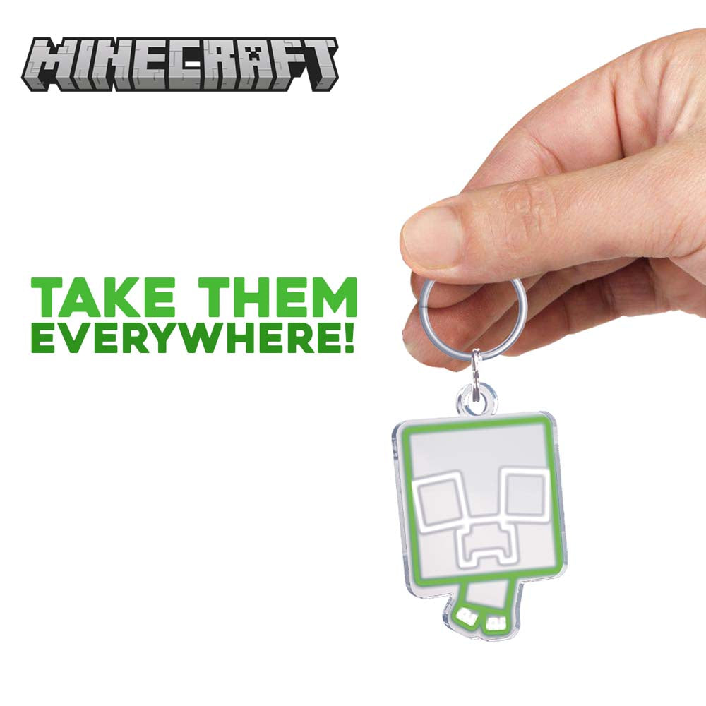 Minecraft Acrylic Hangers in Capsules