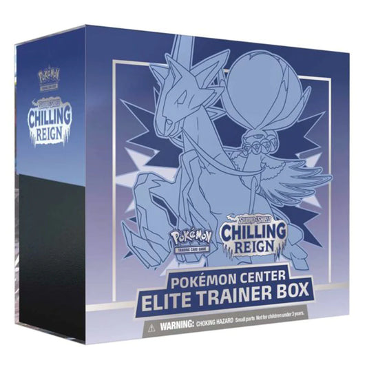 Ice Rider Calyrex - Pokémon TCG Sword & Shield: Chilling Reign Pokémon Center Elite Trainer Box