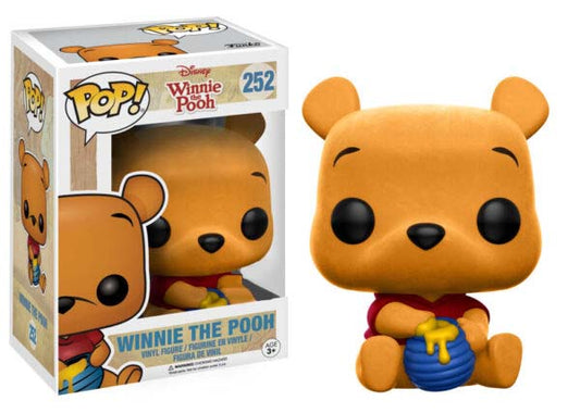 Winnie the Pooh - Seated Pooh Flocked Pop! Vinyl #252
