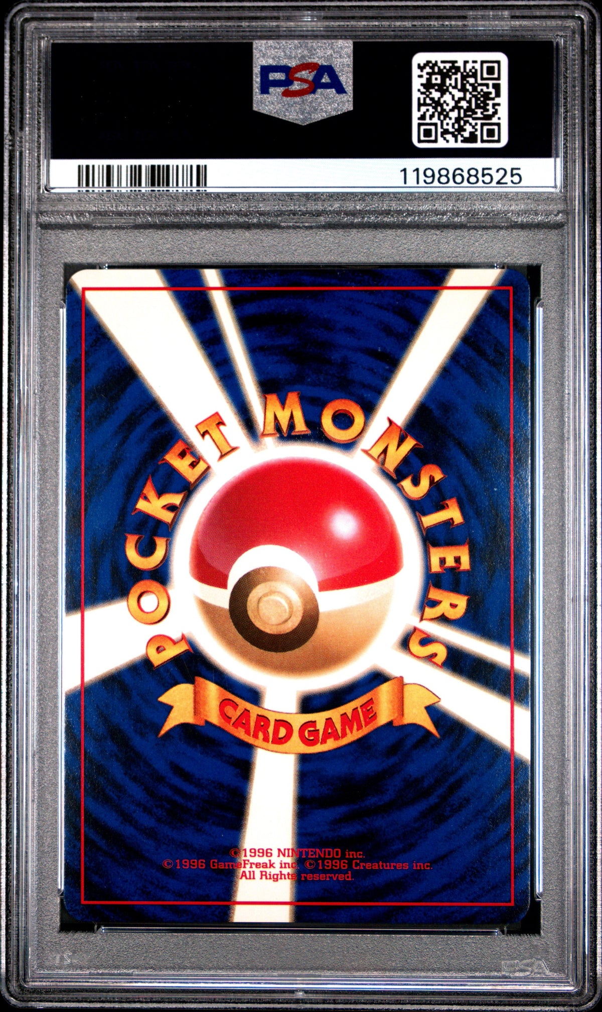 1999 Pokemon Japanese Gym 2 Giovanni-Holo Trainer - PSA 10