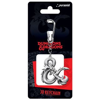 Dungeons & Dragons - Dragon Ampersand - 3D Keychain