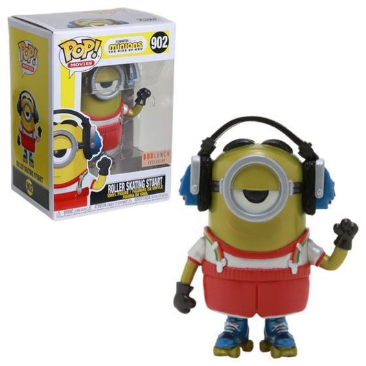Minions 2: Rise of Gru - Stuart Roller Skating Metallic Box Lunch Exclusive Pop! Vinyl #902