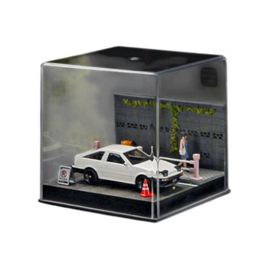 1:64 Diorama - Street Side Background Railing Miniature Scene