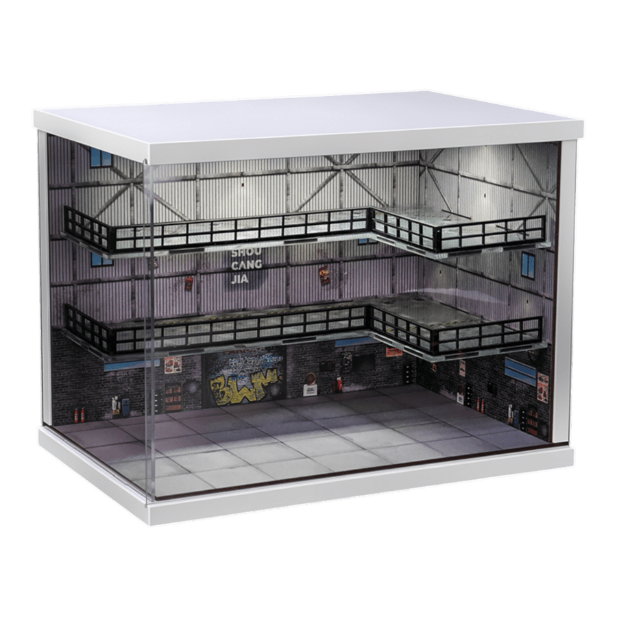 1:64 Diorama - SHOU CANG JIA Industrial Warehouse Scene