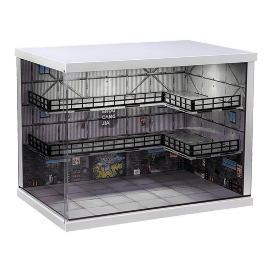 1:64 Diorama - SHOU CANG JIA Industrial Warehouse Scene