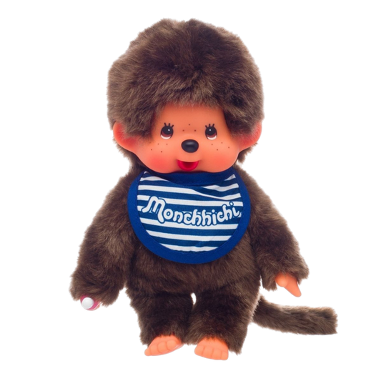 Monchhichi - Sailor Boy With Bib Blue Plush Doll