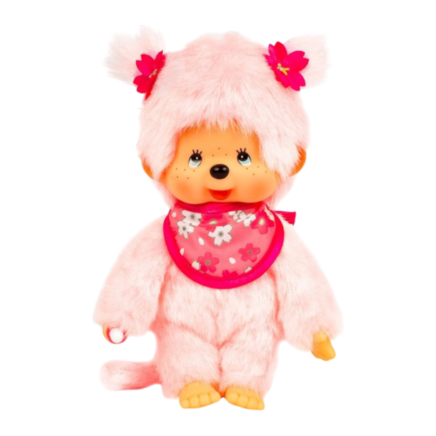 Monchhichi - Girl Pink Sakura Plush Doll