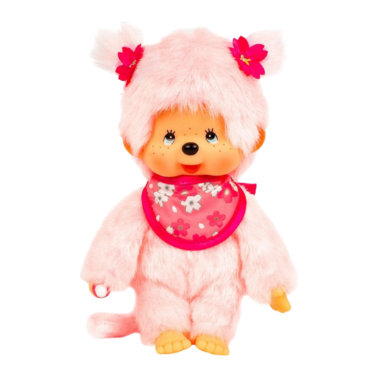Monchhichi - Girl Pink Sakura Plush Doll