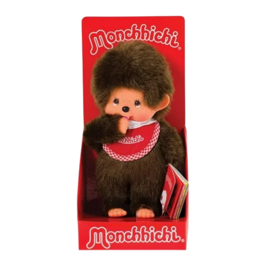 Monchhichi - Boy Classic Red Plush Doll