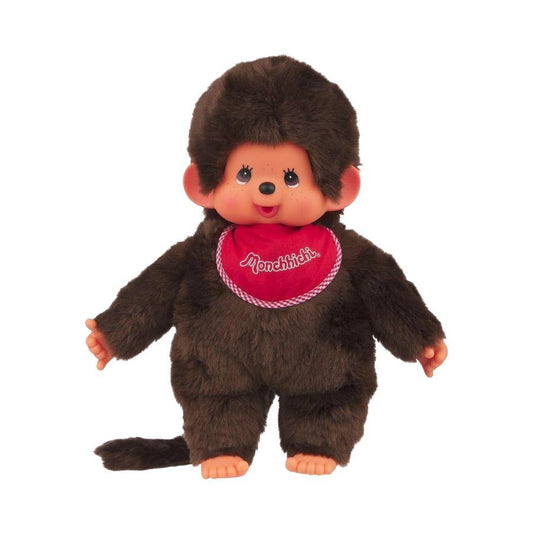 Monchhichi - Classic Boy Red Plush Doll