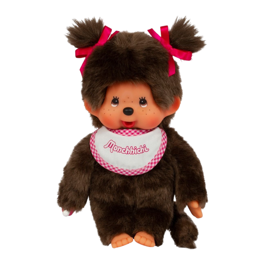 Monchhichi - Girl Classic Pink Plush Doll