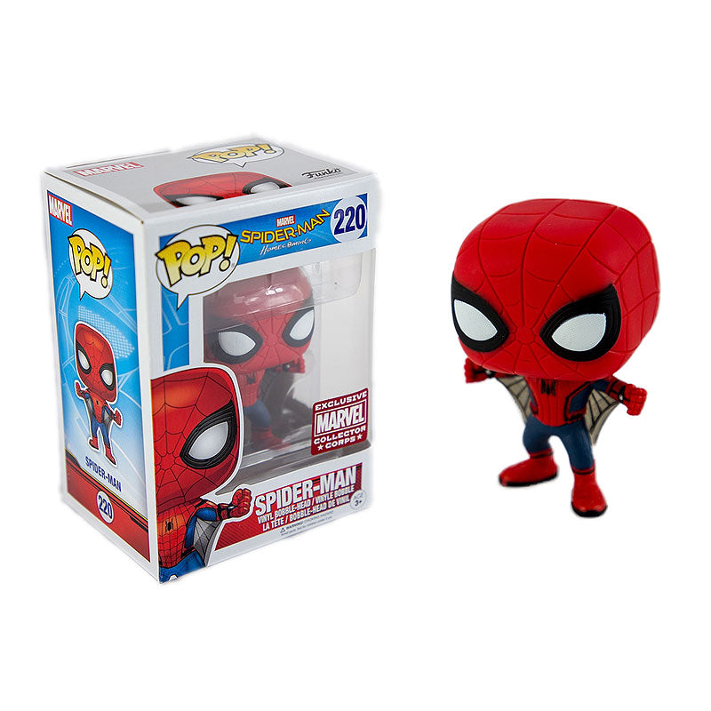 Spider-man Homecoming - Spider-Man (Web Wing) Marvel Collector Corps Exclusive Pop Vinyl #220
