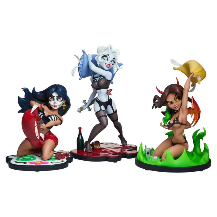 Sleepover In Hell - Designer Collectable Statue