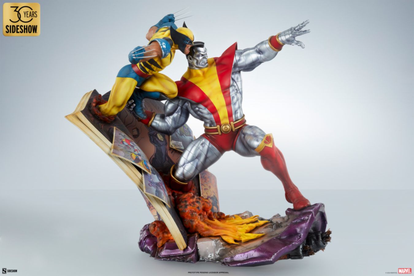 X-Men - Colossus & Wolverine Statue