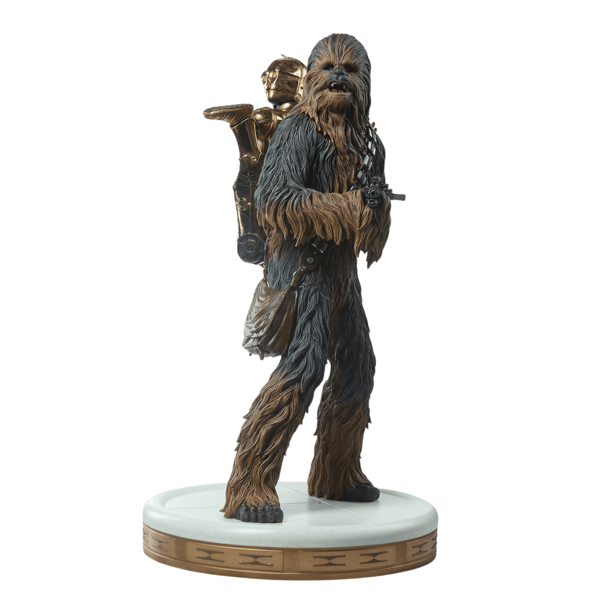 Star Wars - Chewbacca and C-3PO Premium Format Statue