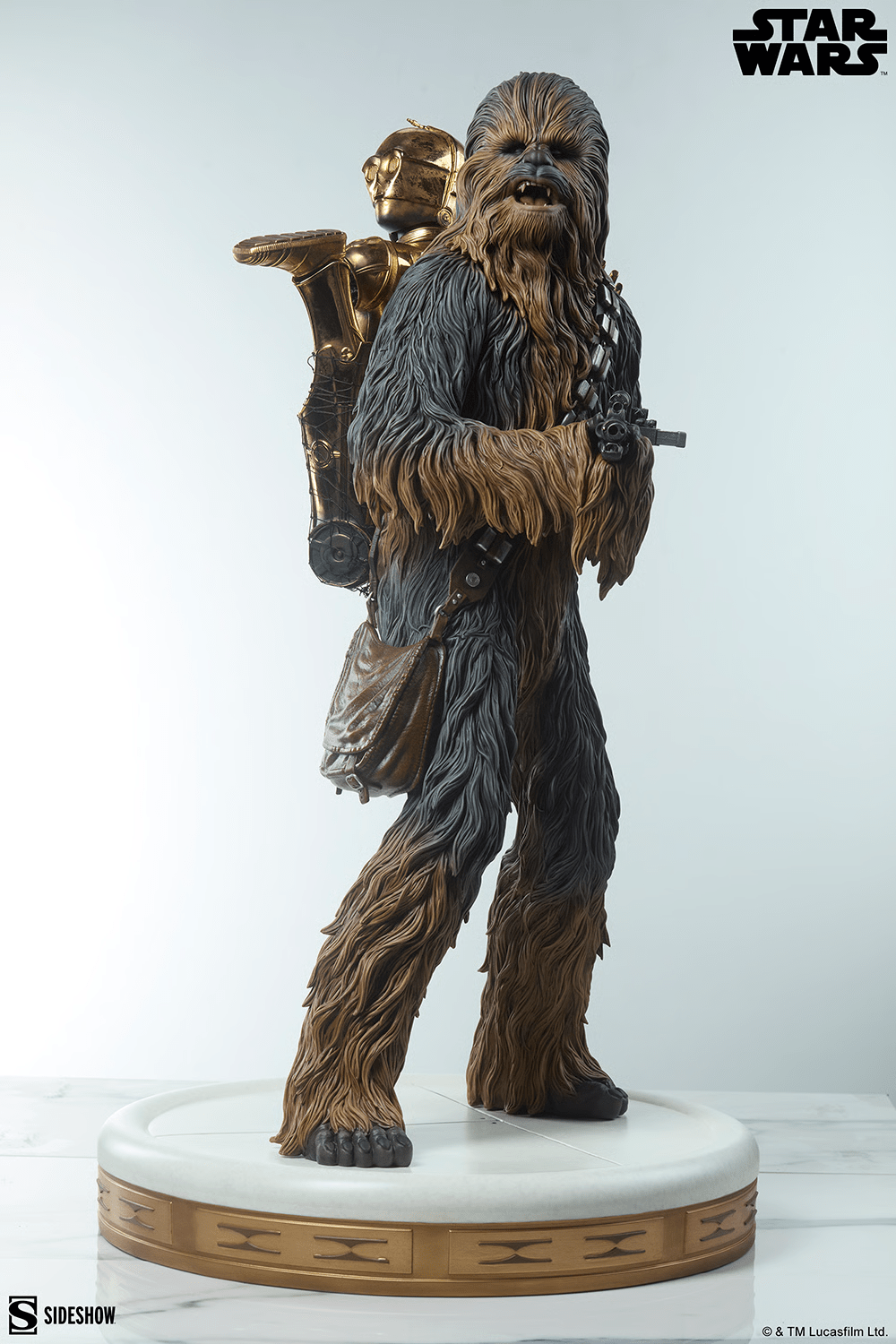 Star Wars - Chewbacca and C-3PO Premium Format Statue