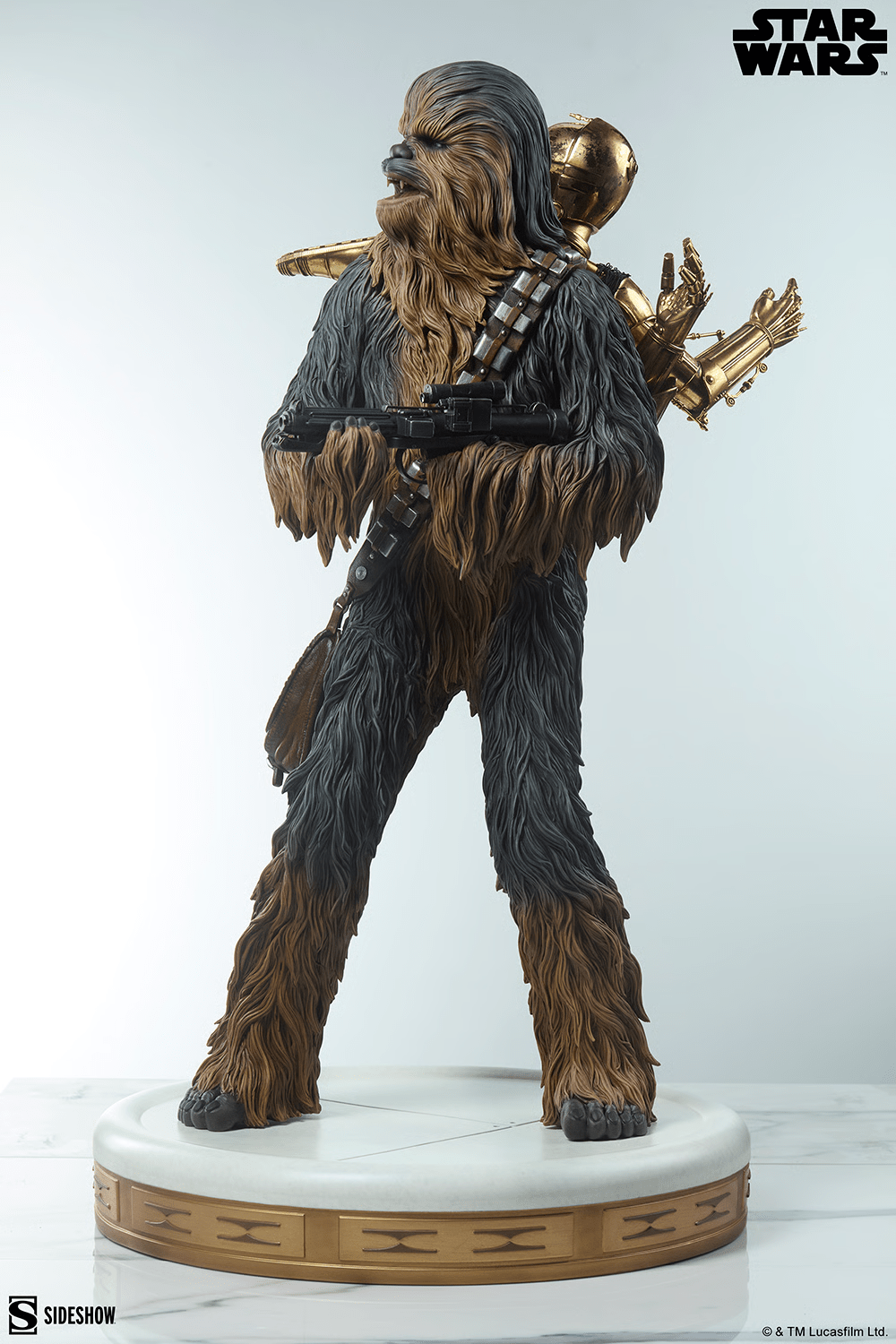 Star Wars - Chewbacca and C-3PO Premium Format Statue
