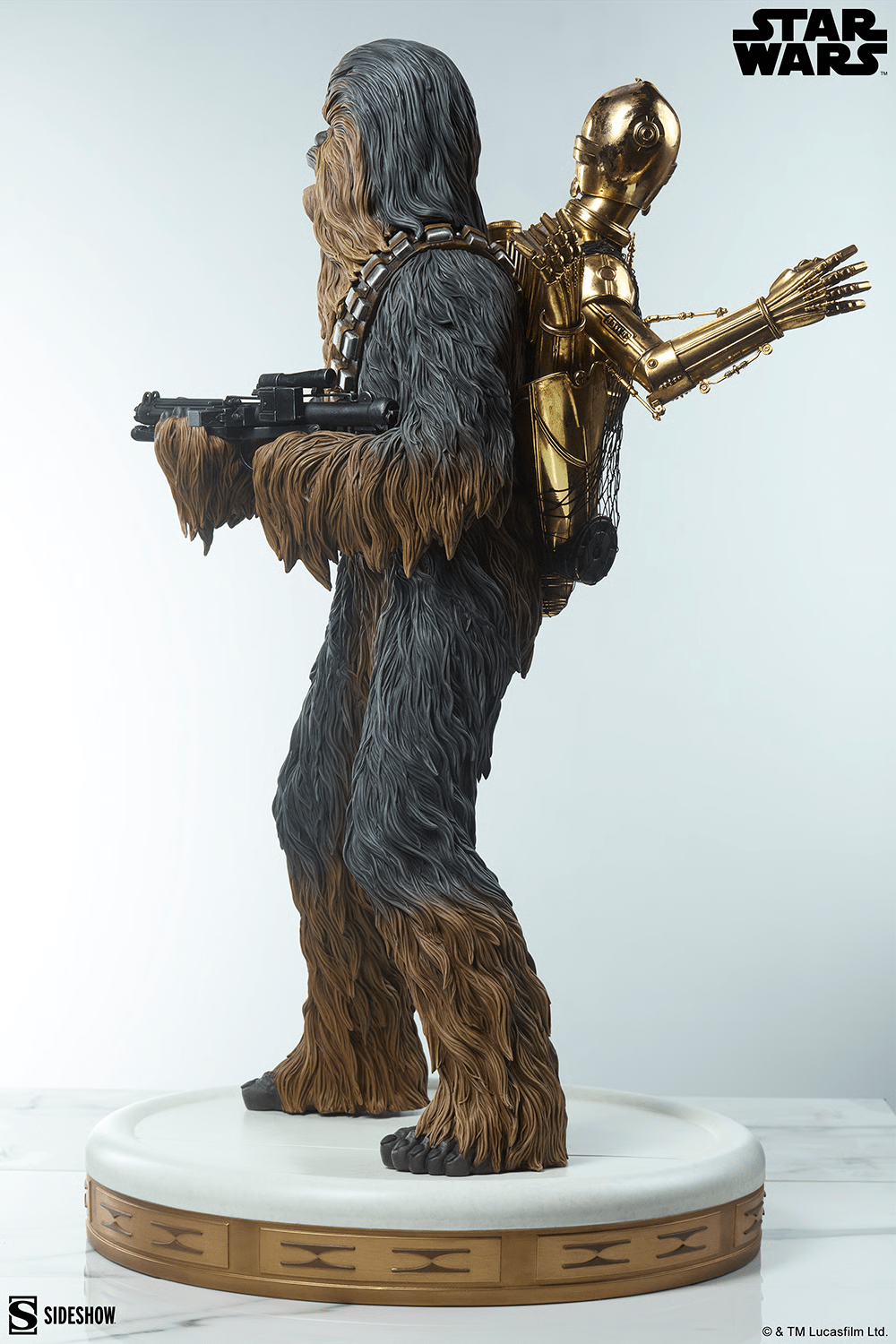 Star Wars - Chewbacca and C-3PO Premium Format Statue