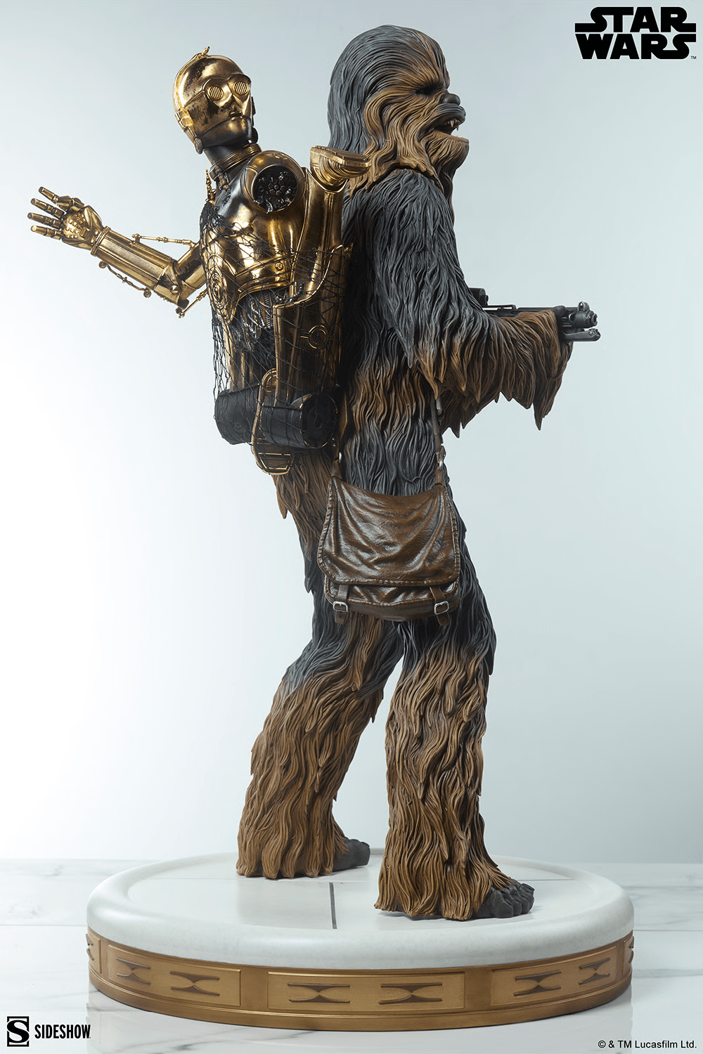 Star Wars - Chewbacca and C-3PO Premium Format Statue