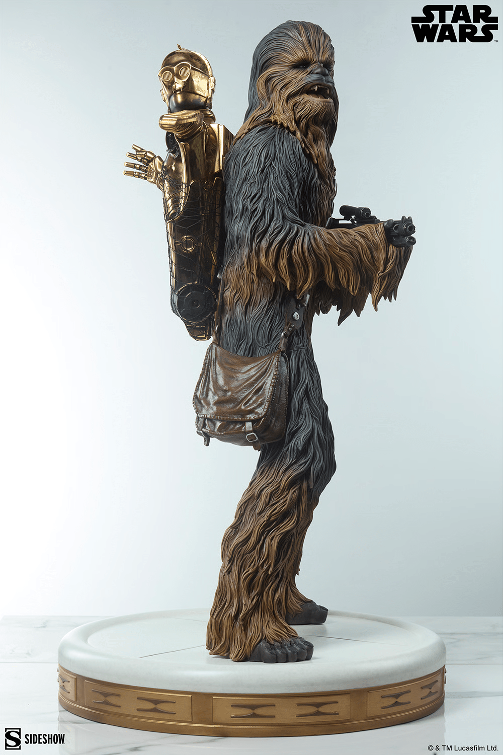Star Wars - Chewbacca and C-3PO Premium Format Statue