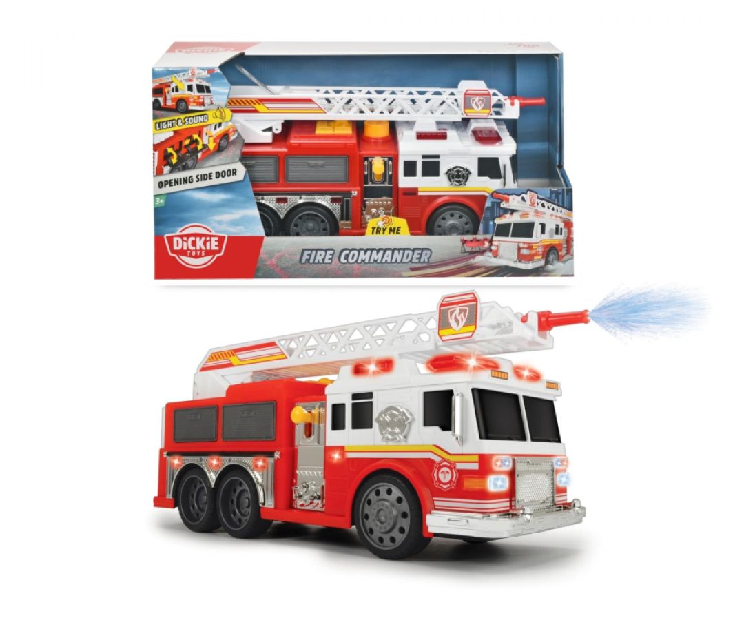 Dickie Toys - Fire Commander with Lights & Sounds