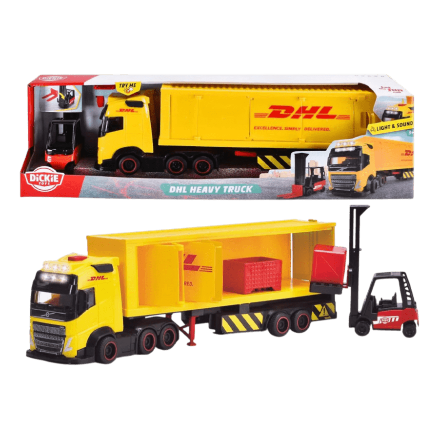 Dickie Toys - DHL Heavy Truck with Forklift 35cm