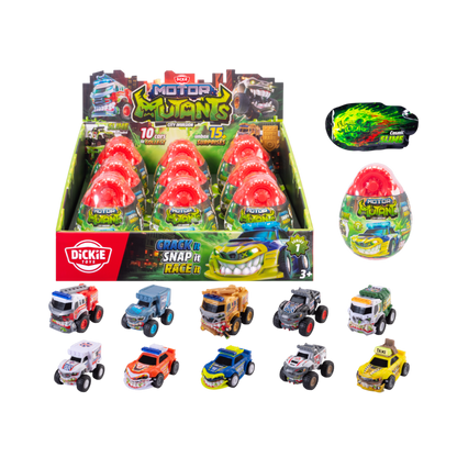 Motor Mutants - Blind Egg Build-A-Vehicle Wave 1 (Display of 9)