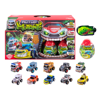 Motor Mutants - Blind Egg Build-A-Vehicle Wave 1 (Display of 20)