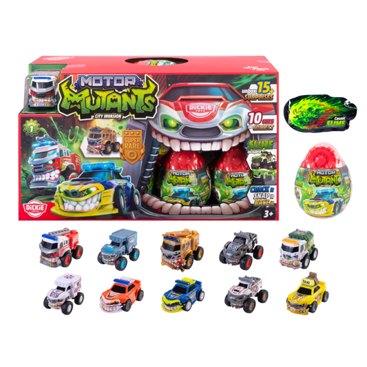 Motor Mutants - Blind Egg Build-A-Vehicle Wave 1 (Display of 20)