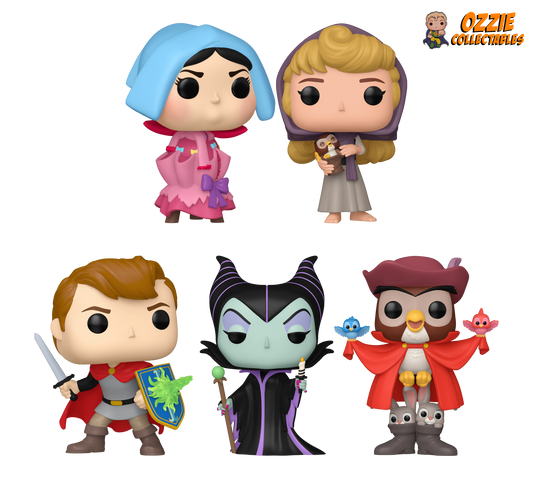 Sleeping Beauty: 65th Anniversary 2024 Bundle - 5 POP! Vinyls