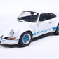 Solido Cars - 1973 Porsche 911 RSR (Blue Carrera Stripes) 1:18 Scale Diecast Vehicle