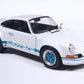 Solido Cars - 1973 Porsche 911 RSR (Blue Carrera Stripes) 1:18 Scale Diecast Vehicle