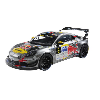 Solido Cars - Alpine A110 RGT+ Grey #6 Diecast Vehicle 1:18 Scale Diecast Vehicle